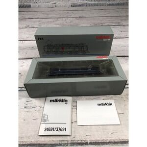 Märklin H0 37691 DB E19 12 Electric Locomotive Digital AC 3-Rail Blue NIB